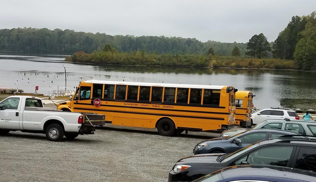 GLO school buses at Beaverdam